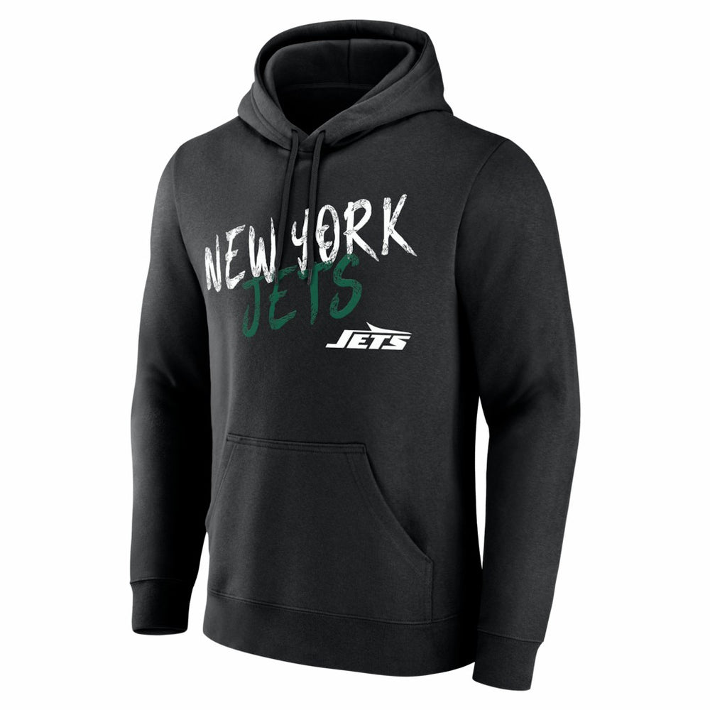 New York Jets Hustle Personalized Name & Number Hoodie Black