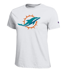 Miami Dolphins Champion Women's Logo T-Shirt White