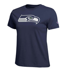 Seattle Seahawks Champion Women's Logo T-Shirt Navy
