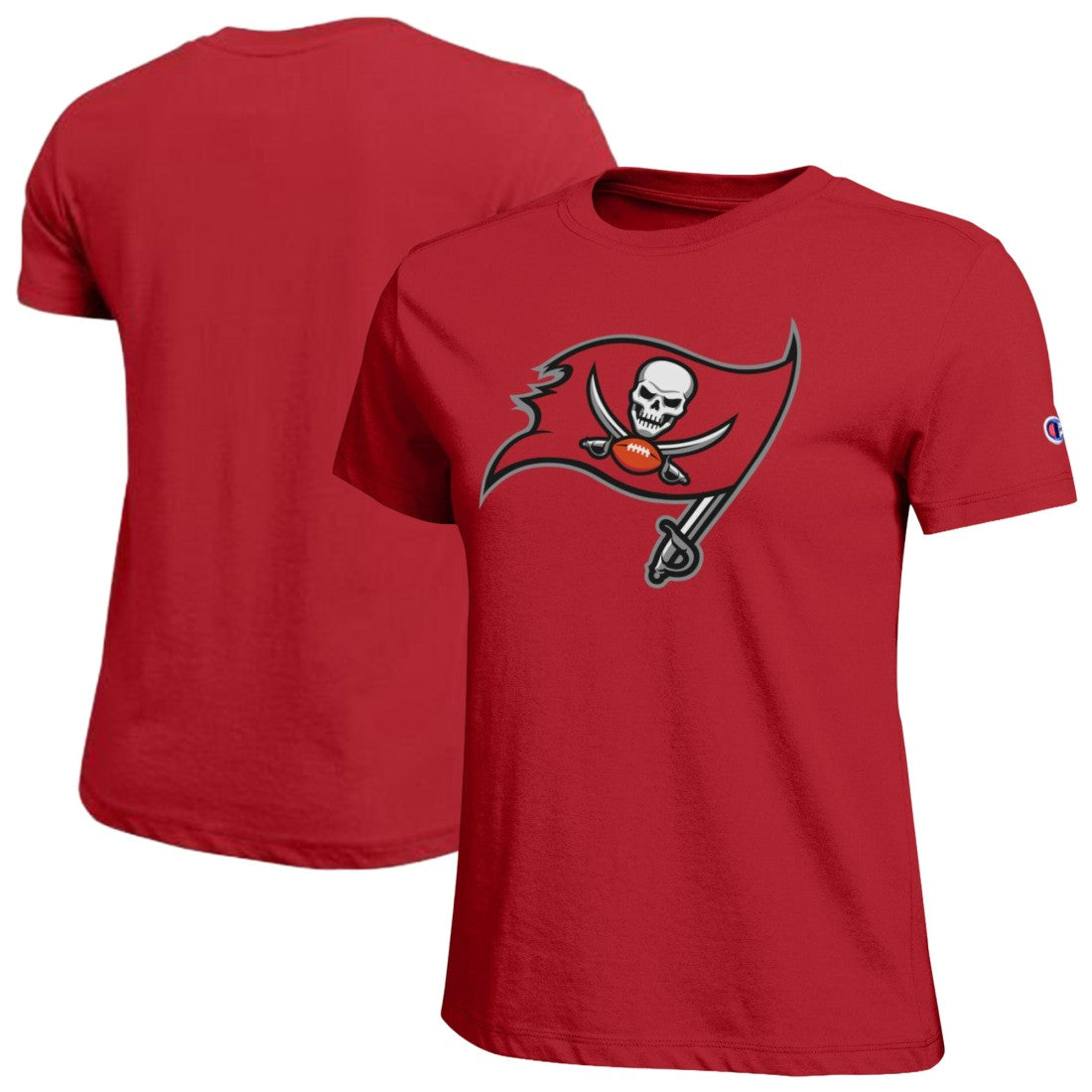 Tampa Bay Buccaneers Champion Women's Logo T-Shirt Red
