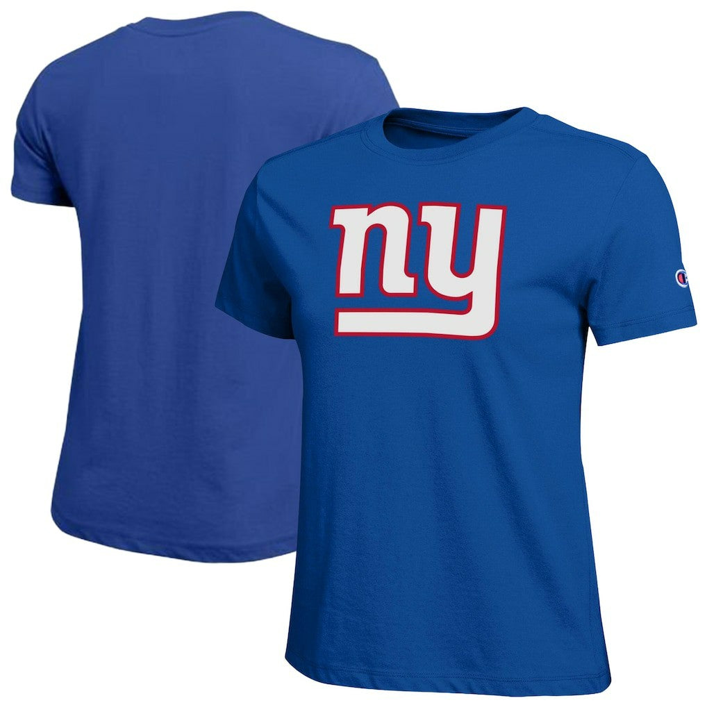 New York Giants Champion Women's Logo T-Shirt Royal