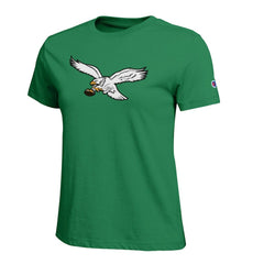 Philadelphia Eagles Champion Women's Logo T-Shirt Kelly Green