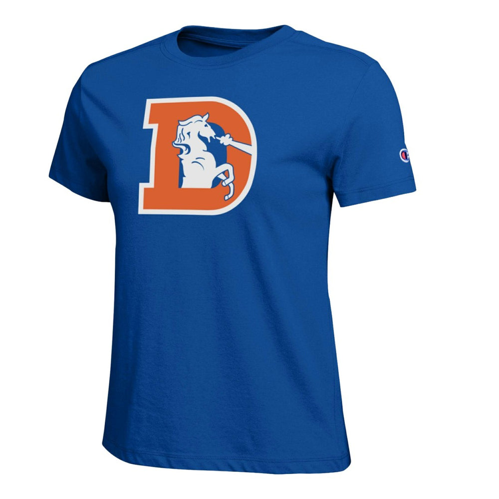Denver Broncos Champion Women's Logo T-Shirt Royal