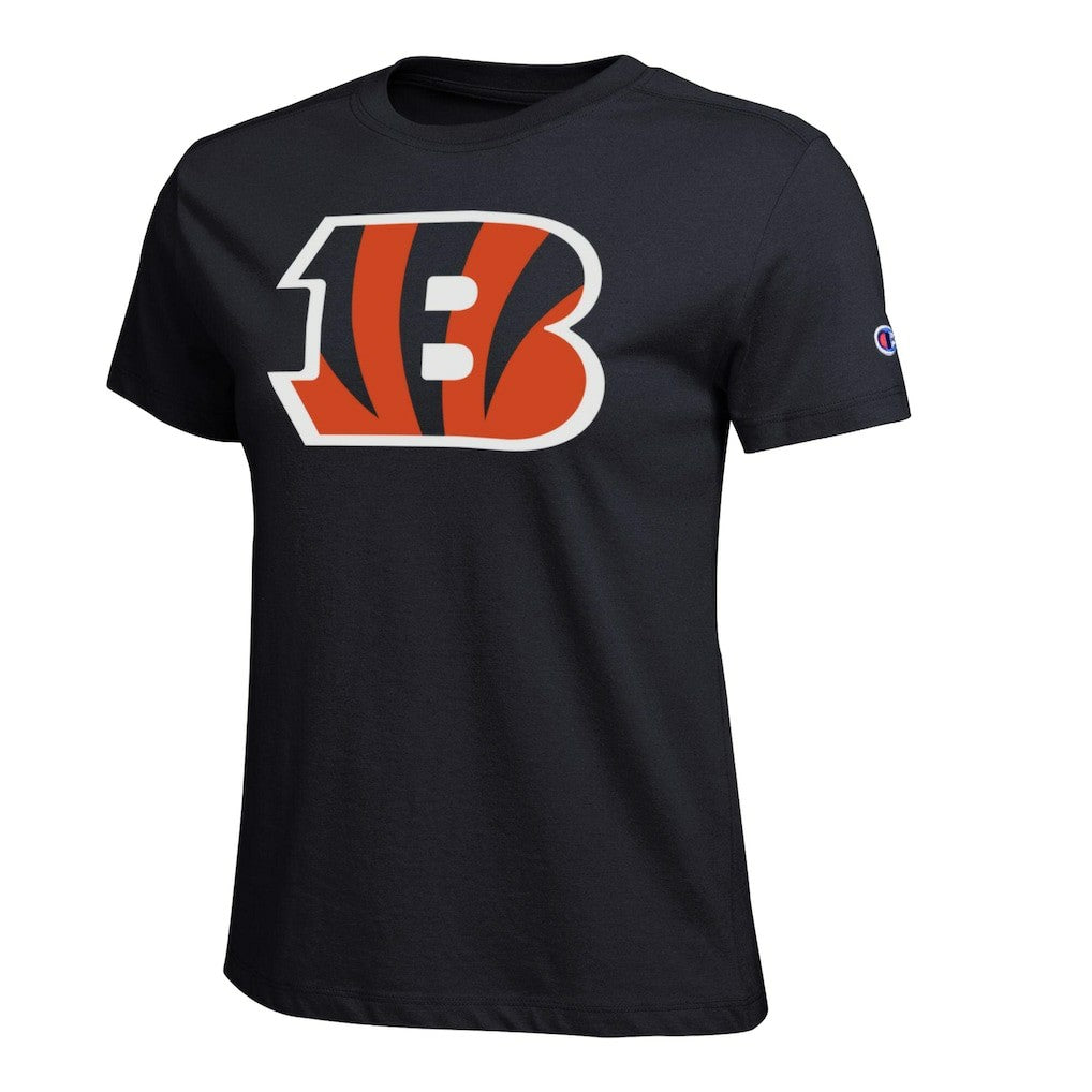 Cincinnati Bengals Champion Women's Logo T-Shirt Black