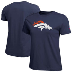 Denver Broncos Champion Women's Logo T-Shirt Navy
