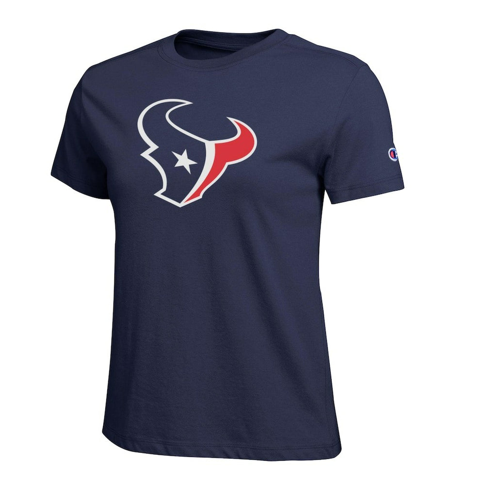 Houston Texans Champion Women's Logo T-Shirt Navy