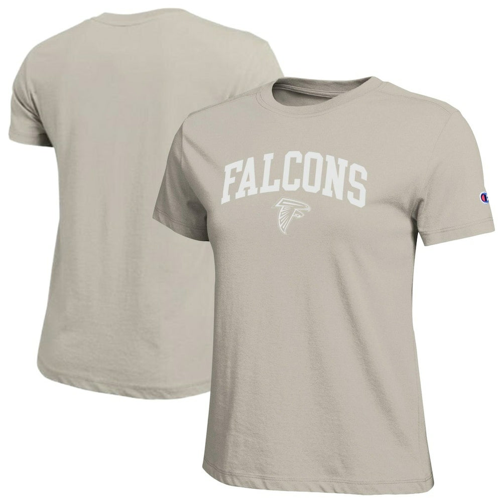 Atlanta Falcons Champion Women's Cocoa Butter T-Shirt Light Brown