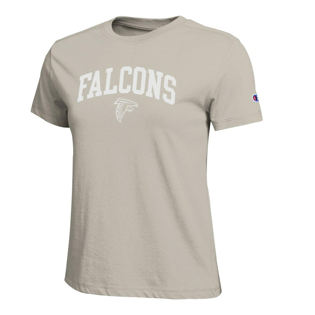 Atlanta Falcons Champion Women's Cocoa Butter T-Shirt Light Brown