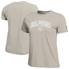 Miami Dolphins Champion Women's Cocoa Butter T-Shirt Light Brown