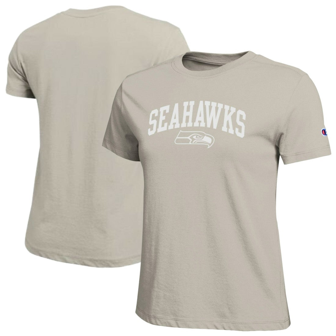 Seattle Seahawks Champion Women's Cocoa Butter T-Shirt Light Brown
