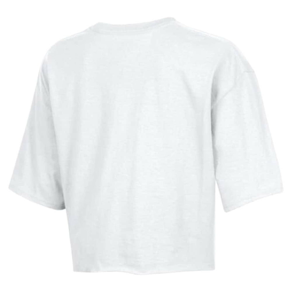 Kansas City Chiefs Champion Women's Boyfriend Cropped T-Shirt White