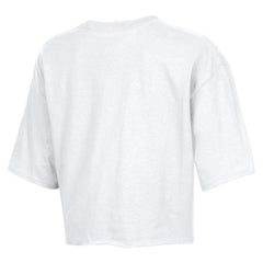 Seattle Seahawks Champion Women's Boyfriend Cropped T-Shirt White