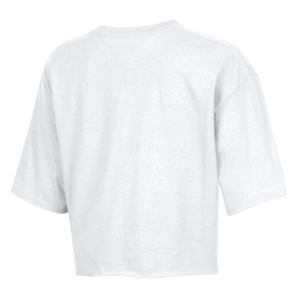 Detroit Lions Champion Women's Boyfriend Cropped T-Shirt White