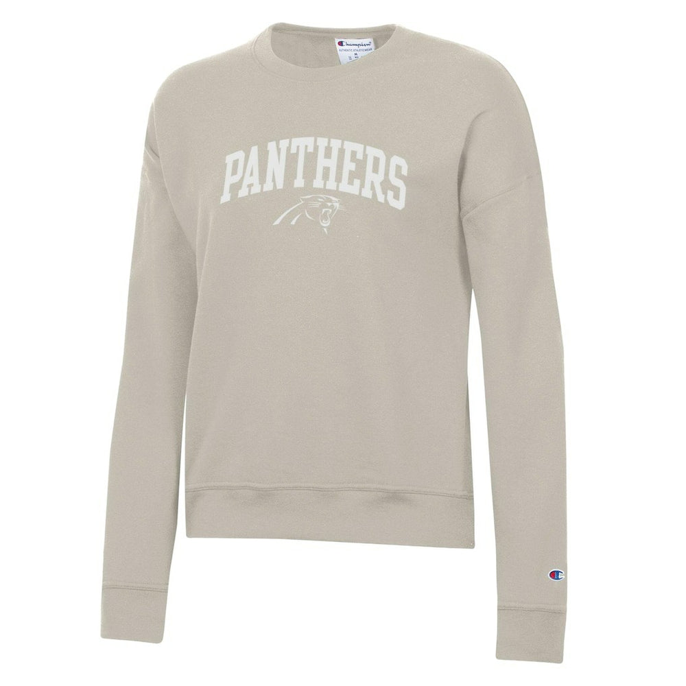 Carolina Panthers Champion Women's Powerblend Cocoa Butter Fleece Sweatshirt Light Brown