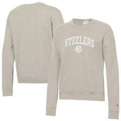 Pittsburgh Steelers Champion Women's Powerblend Cocoa Butter Fleece Sweatshirt Light Brown