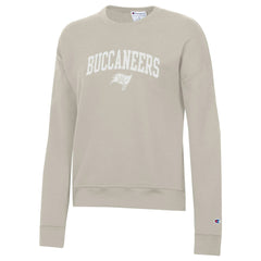 Tampa Bay Buccaneers Champion Women's Powerblend Cocoa Butter Fleece Sweatshirt Light Brown