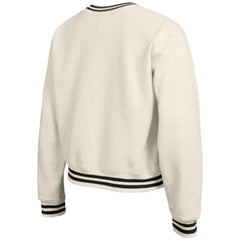 Carolina Panthers Champion Women's Reverse Weave Fleece Sweatshirt Cream