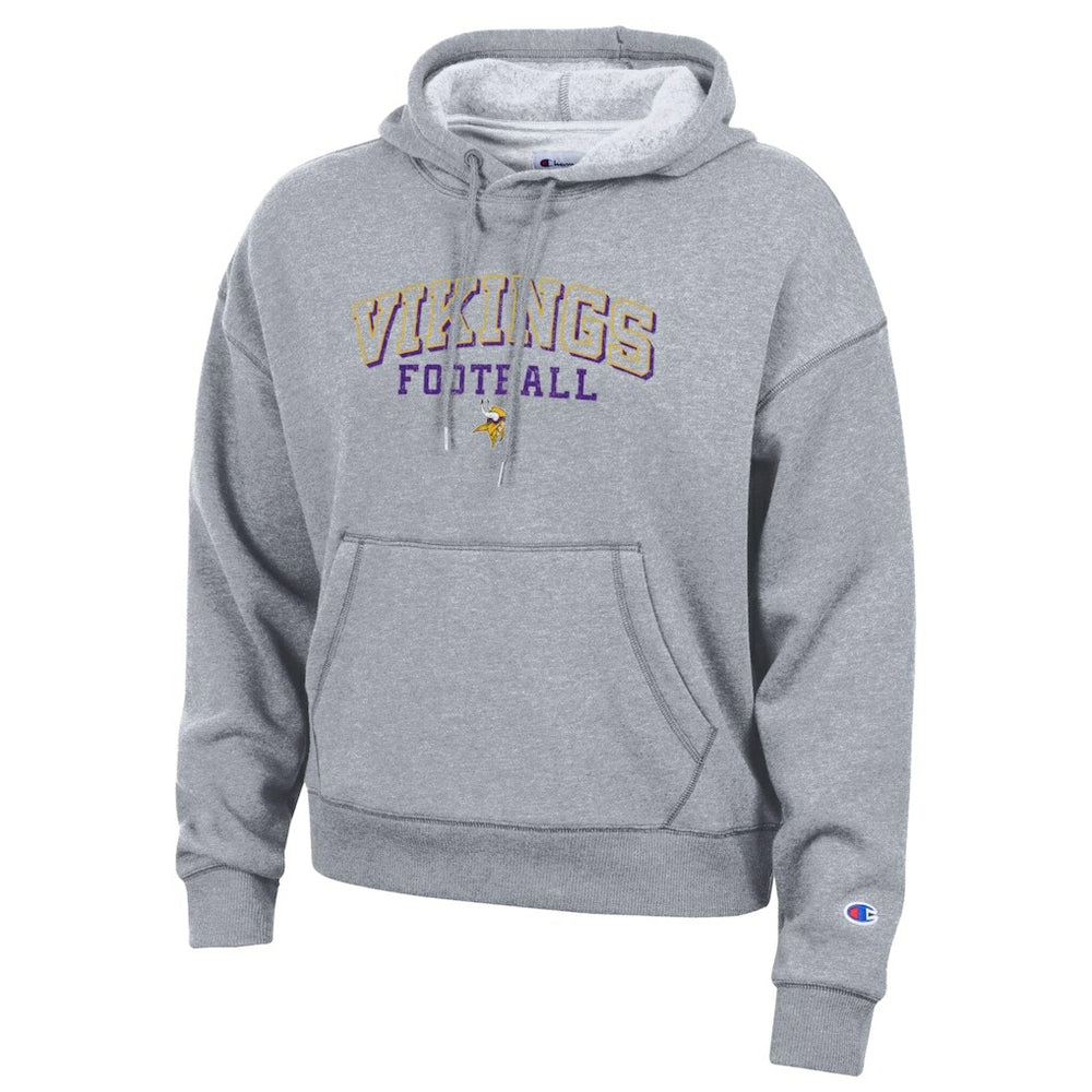 Minnesota Vikings Champion Women's Triumph Tri-Blend Hoodie Gray