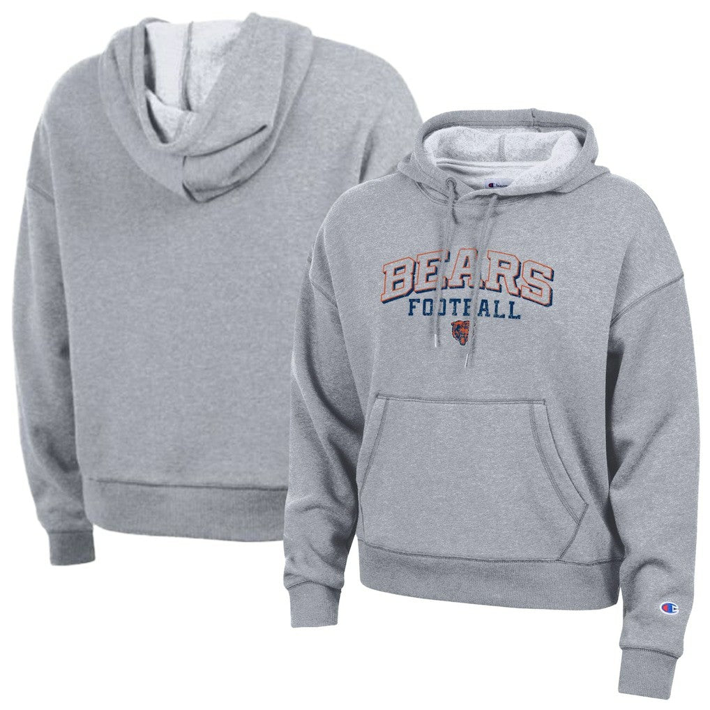 Chicago Bears Champion Women's Triumph Tri-Blend Hoodie Gray