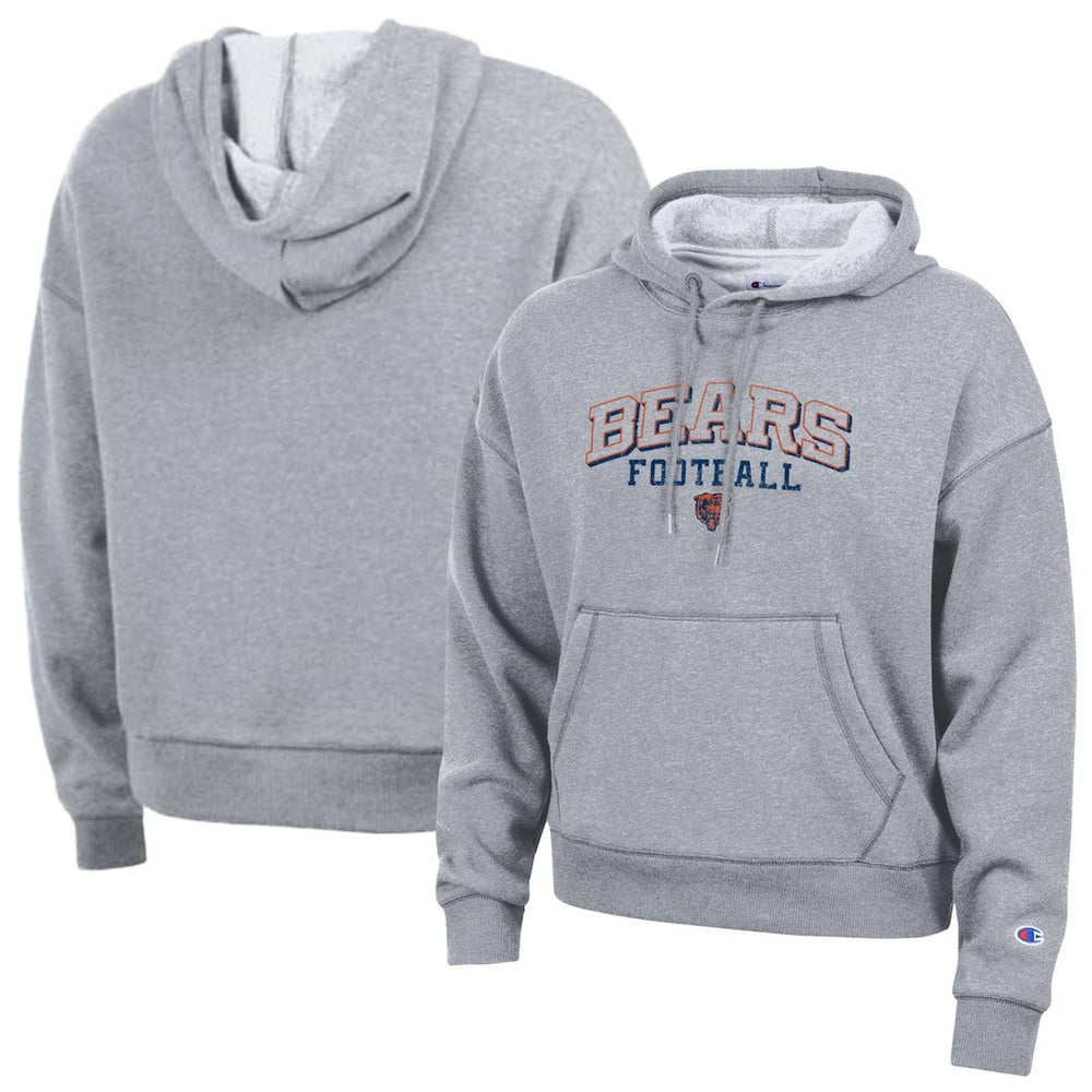Chicago Bears Champion Women's Triumph Tri-Blend Hoodie Gray