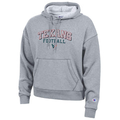 Houston Texans Champion Women's Triumph Tri-Blend Hoodie Gray