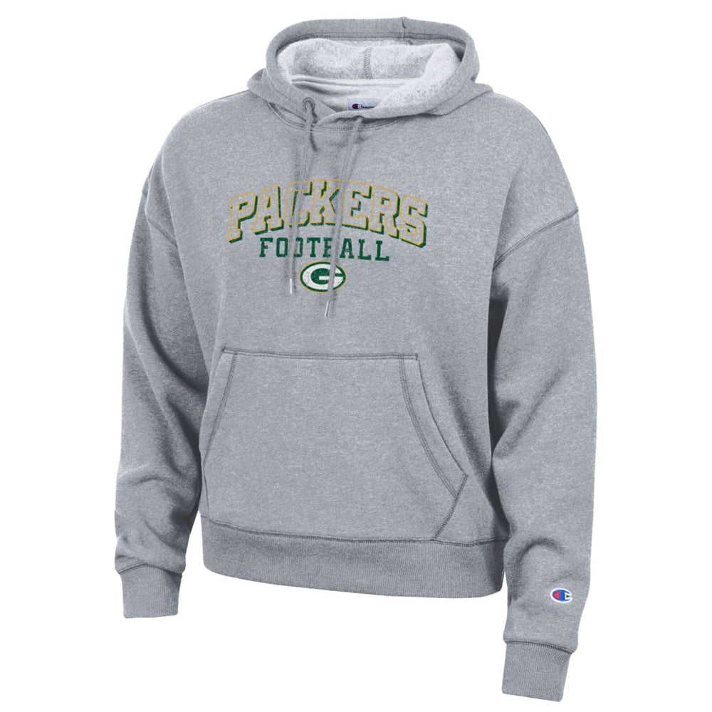 Green Bay Packers Champion Women's Triumph Tri-Blend Hoodie Gray