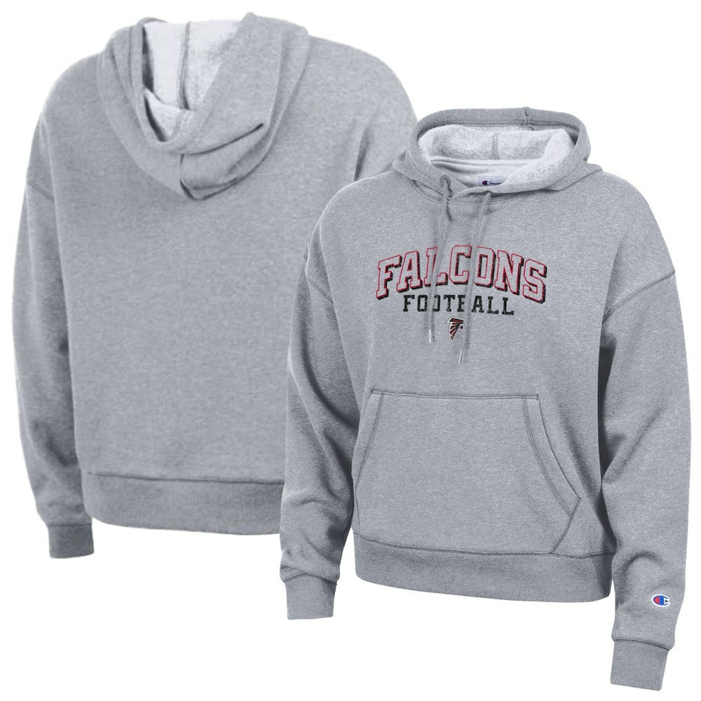 Atlanta Falcons Champion Women's Triumph Tri-Blend Hoodie Gray