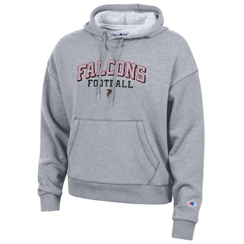 Atlanta Falcons Champion Women's Triumph Tri-Blend Hoodie Gray