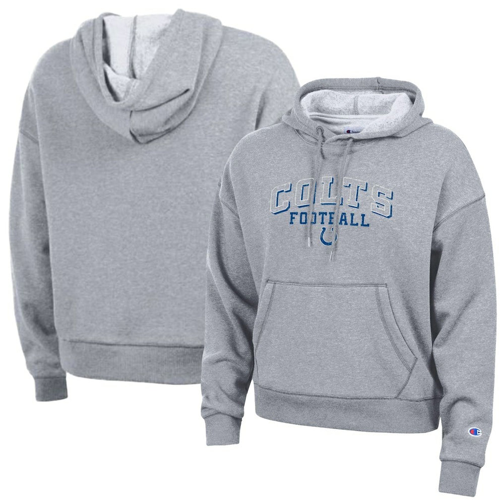 Indianapolis Colts Champion Women's Triumph Tri-Blend Hoodie Gray