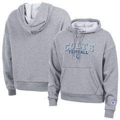 Indianapolis Colts Champion Women's Triumph Tri-Blend Hoodie Gray