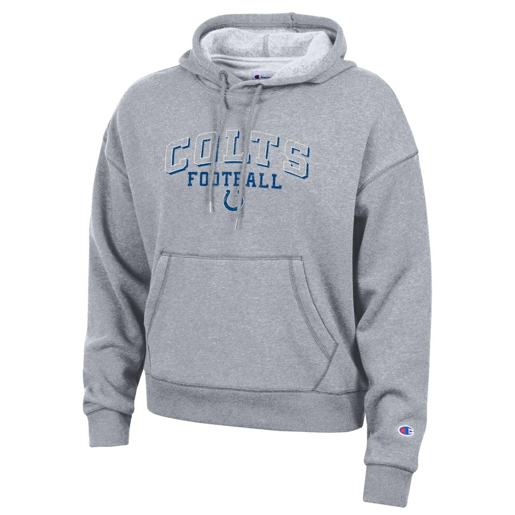 Indianapolis Colts Champion Women's Triumph Tri-Blend Hoodie Gray