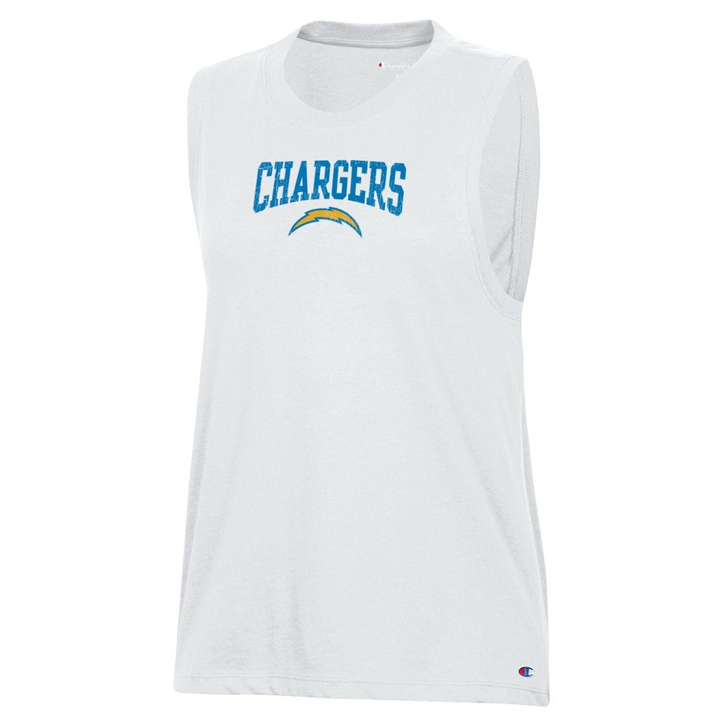 Los Angeles Chargers Champion Women's Muscle Tank Top White