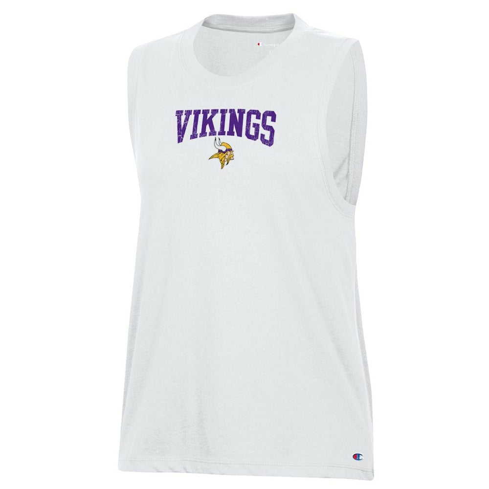 Minnesota Vikings Champion Women's Muscle Tank Top White