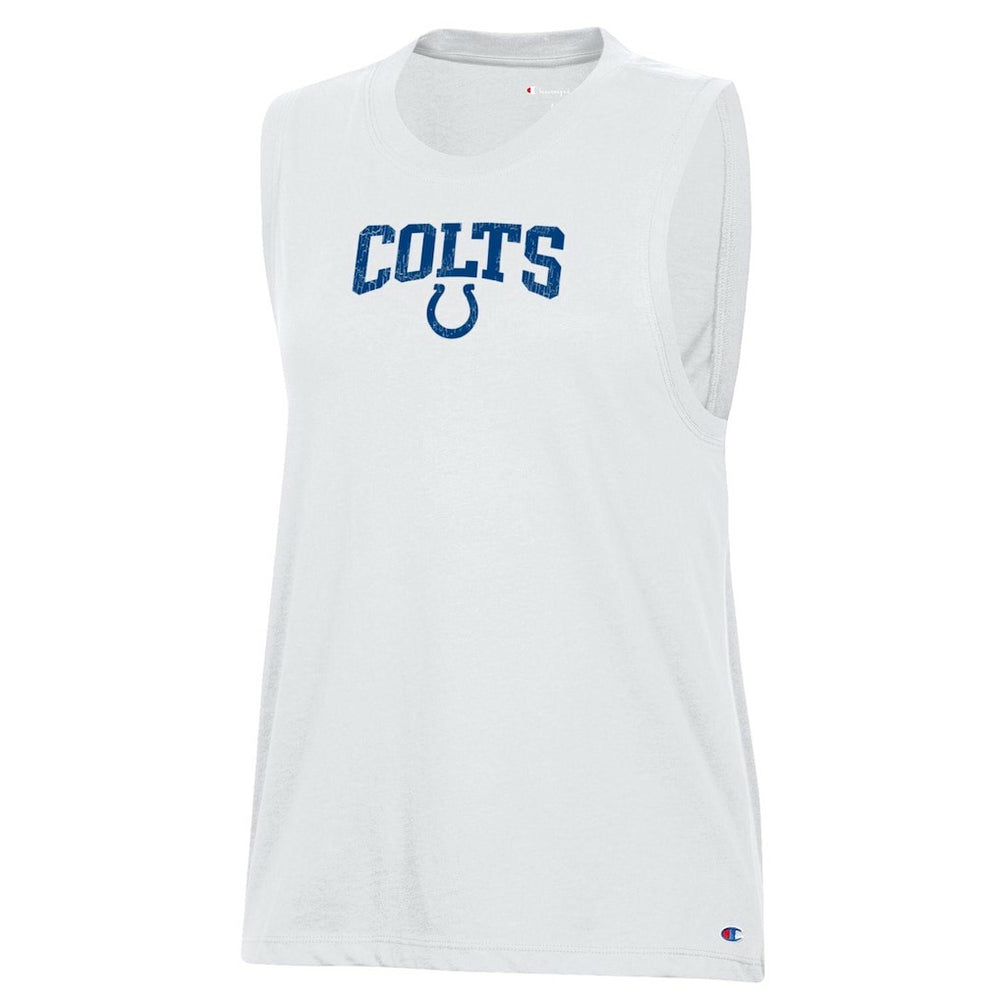 Indianapolis Colts Champion Women's Muscle Tank Top White