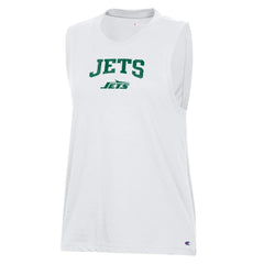 New York Jets Champion Women's Muscle Tank Top White