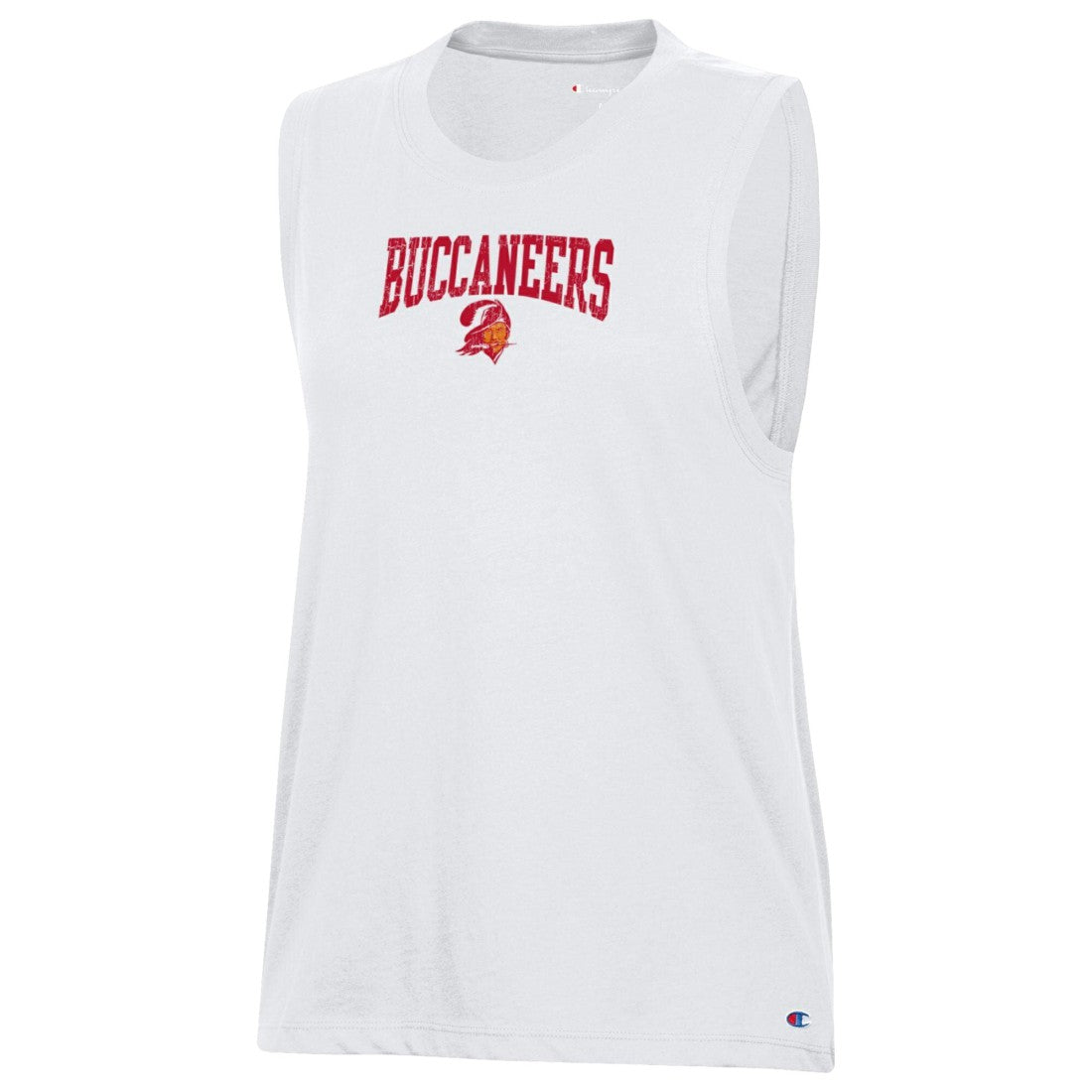 Tampa Bay Buccaneers Champion Women's Muscle Tank Top White