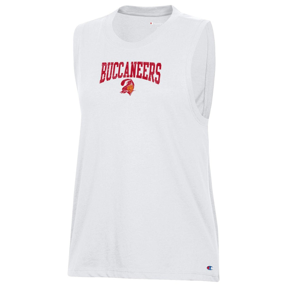 Tampa Bay Buccaneers Champion Women's Muscle Tank Top White