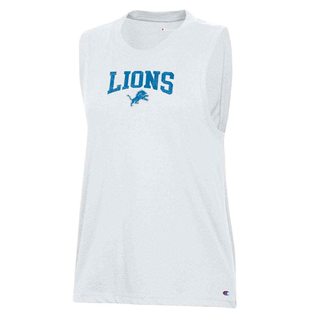 Detroit Lions Champion Women's Muscle Tank Top White