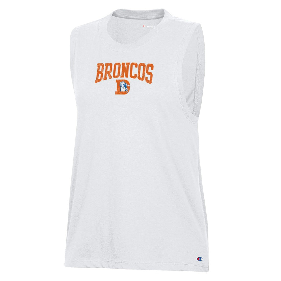 Denver Broncos Champion Women's Muscle Tank Top White