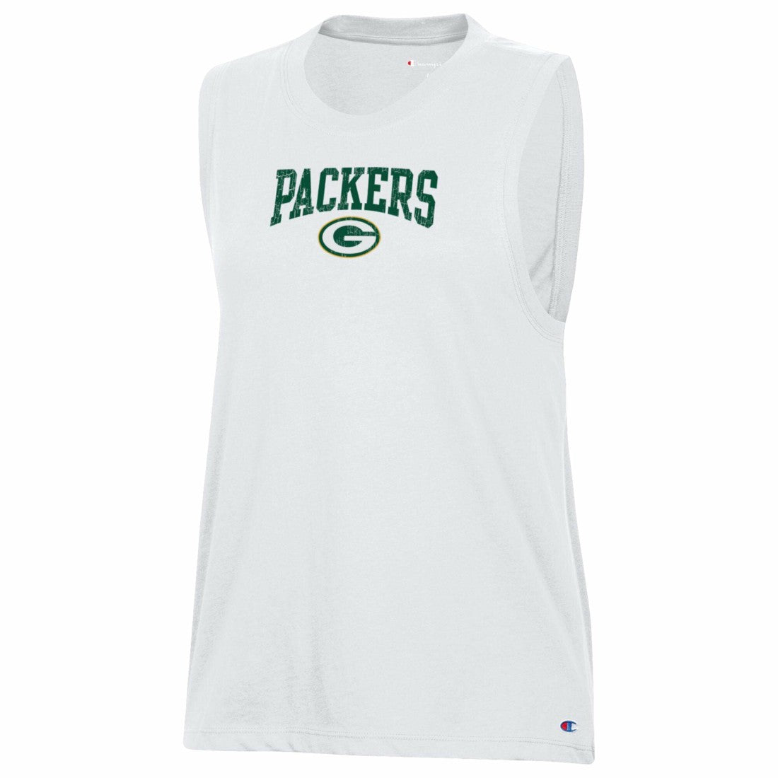 Green Bay Packers Champion Women's Muscle Tank Top White