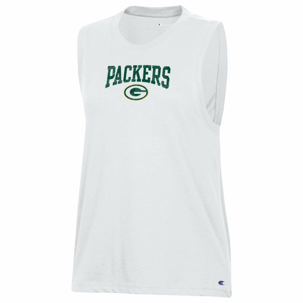Green Bay Packers Champion Women's Muscle Tank Top White