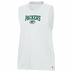 Green Bay Packers Champion Women's Muscle Tank Top White
