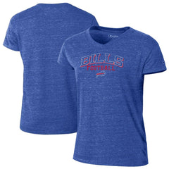 Buffalo Bills Champion Women's Triumph Tri-Blend V-Neck T-Shirt Royal