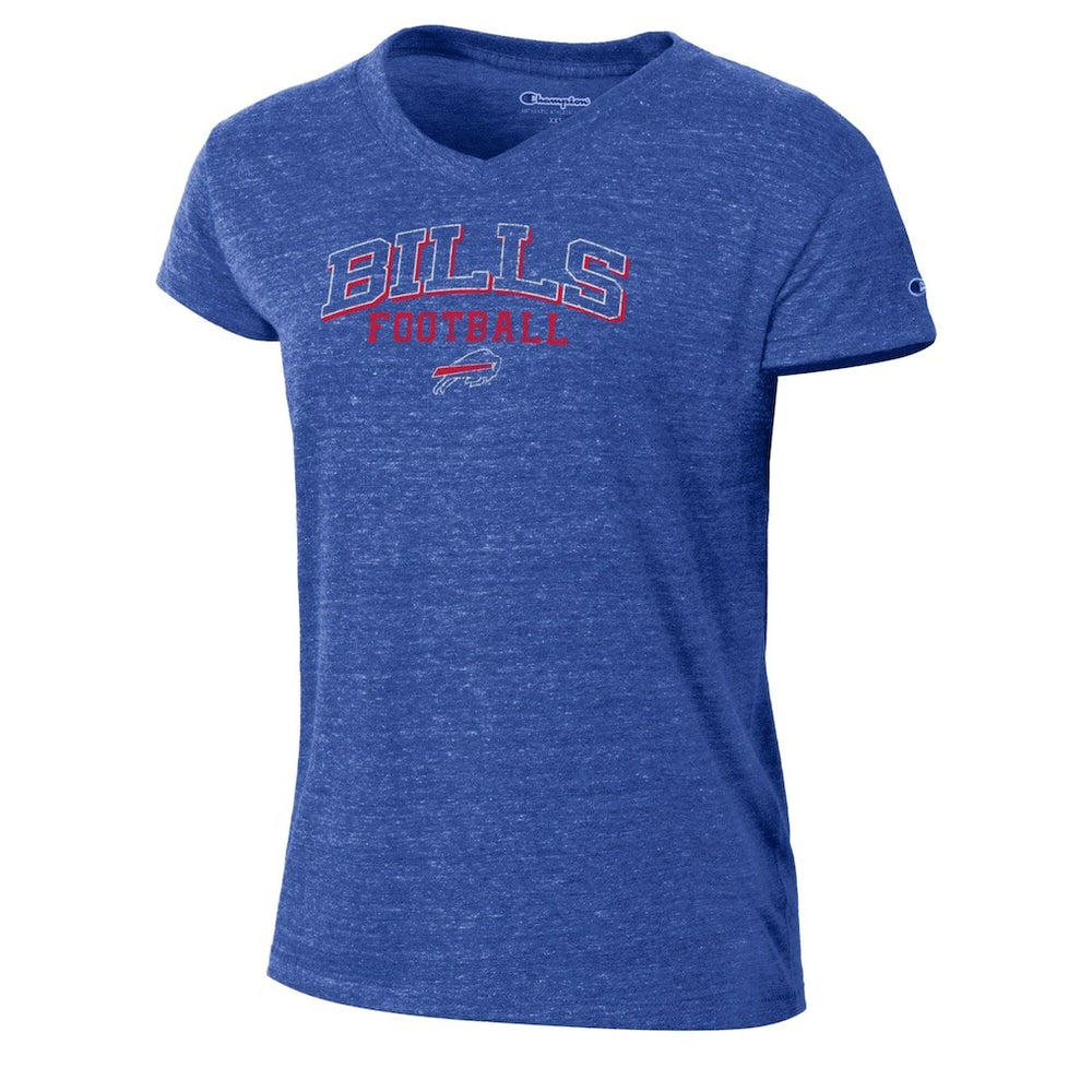 Buffalo Bills Champion Women's Triumph Tri-Blend V-Neck T-Shirt Royal