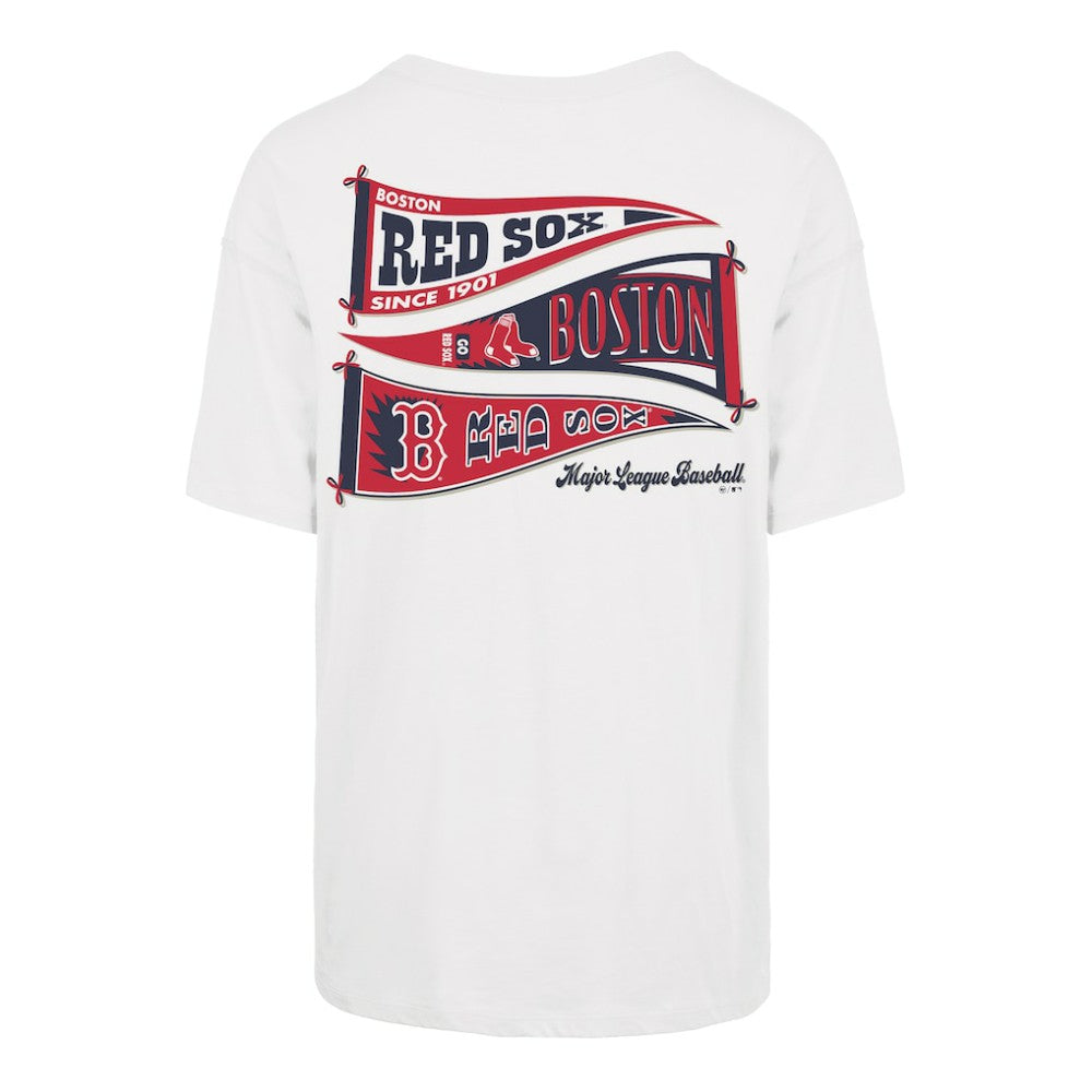 Boston Red Sox '47 Women's Bow & Banner Sadie T-Shirt - Sand T-shirts