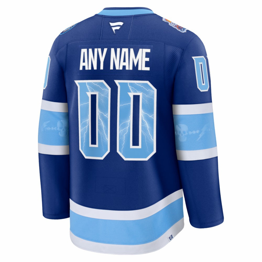 NHL,Custom Tampa Bay Lightning Fanatics 2026 NHL Stadium Series Premium Custom Jersey - Blue