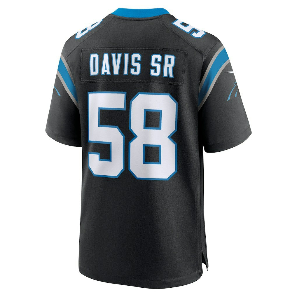 Thomas Davis Sr. Carolina Panthers Team Retired Game Jersey Black