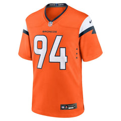 DeMarcus Ware Denver Broncos Team Retired Game Jersey Orange