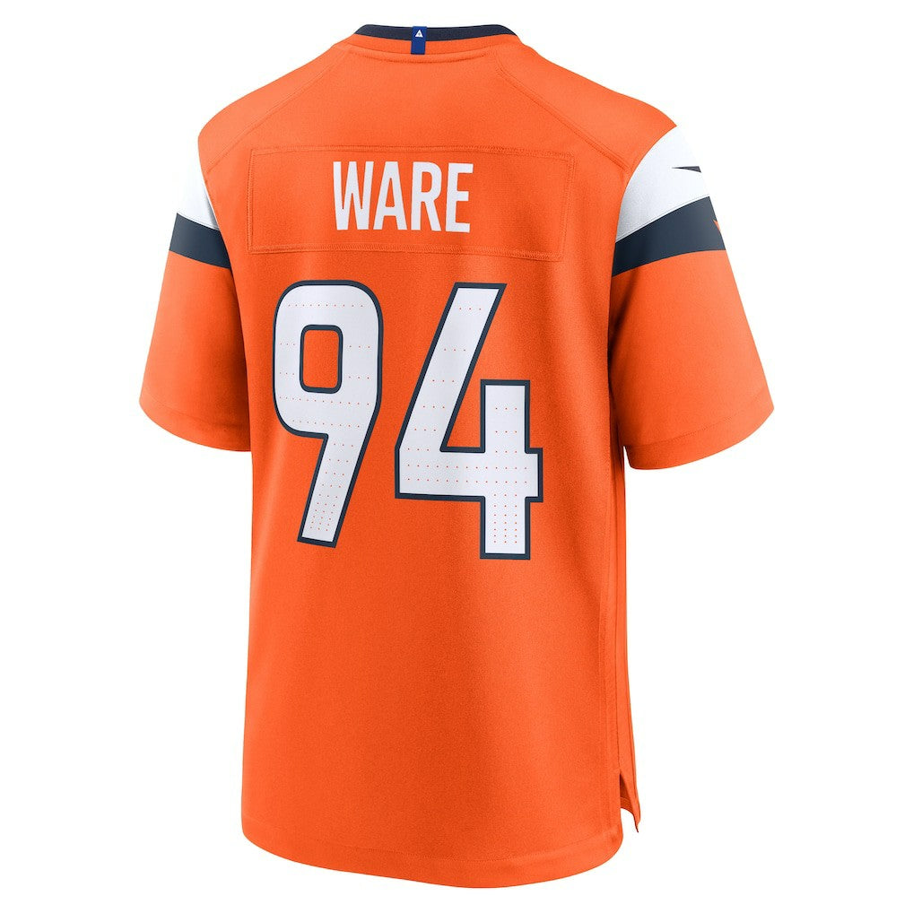 DeMarcus Ware Denver Broncos Team Retired Game Jersey Orange