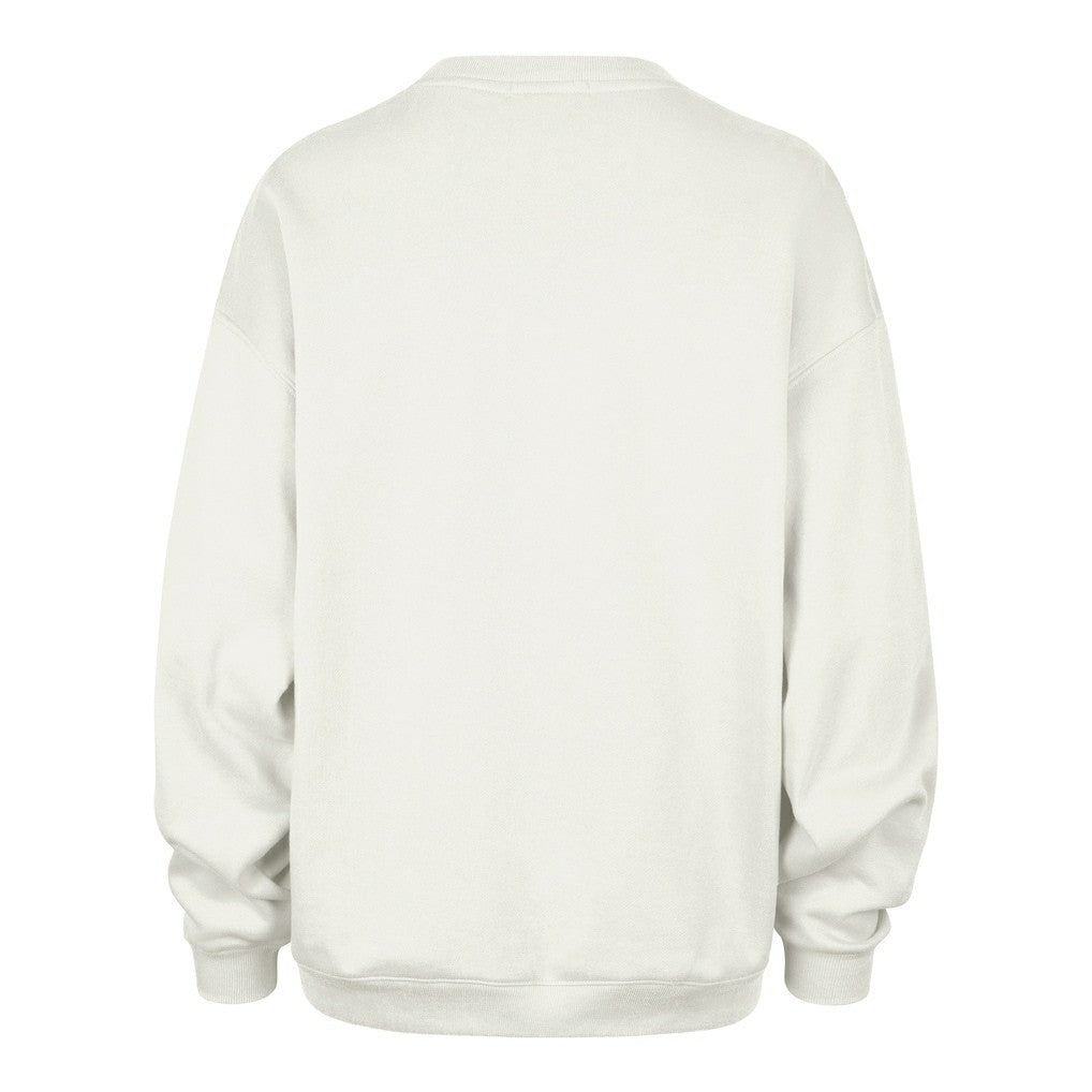 Chicago Bears '47 Women's Good. Better. Best. Imprint Oversized Sweatshirt Cream